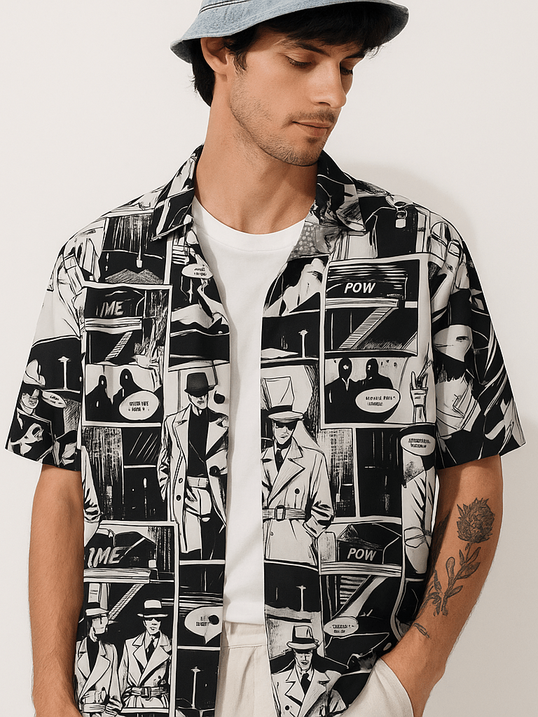 Comic - Men Shirt | Mydesignation