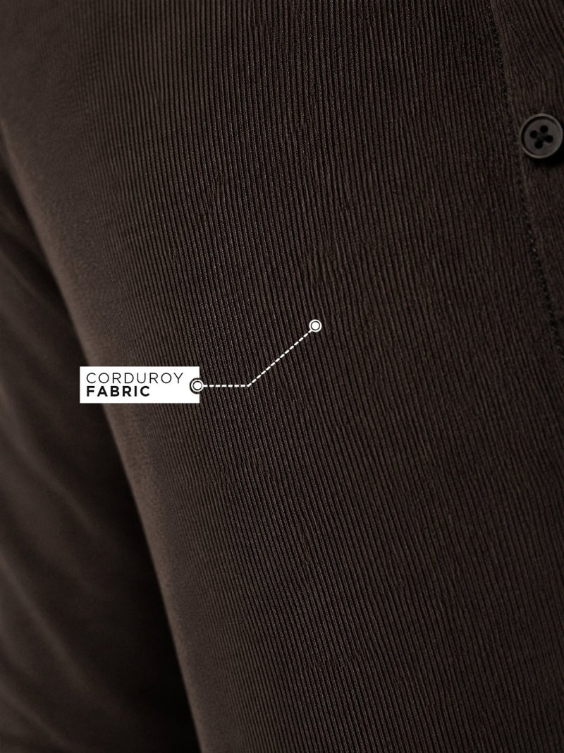 Corduroy Shirt: Brown - Shirt | MyDesignation