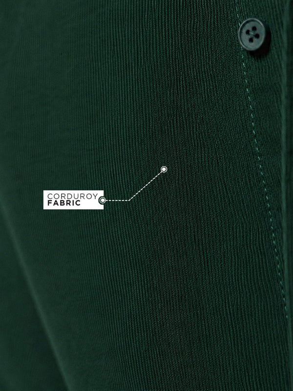 Corduroy Shirt: Evergreen - Shirt | MyDesignation