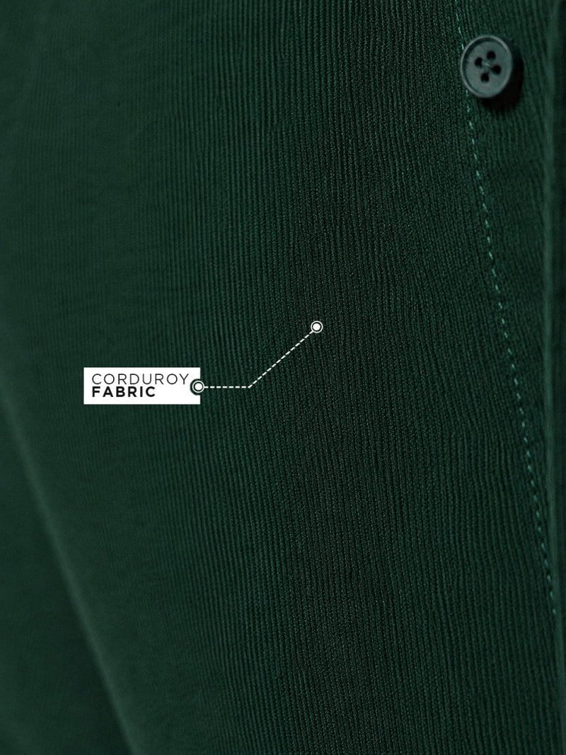 Corduroy Shirt: Evergreen - Shirt | MyDesignation