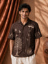 Cosmic Visitors Warli Embroidered - Shirt | MyDesignation