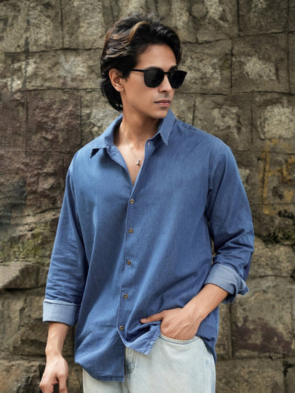 Cowboy Denim Shirt - Men Shirt | Mydesignation