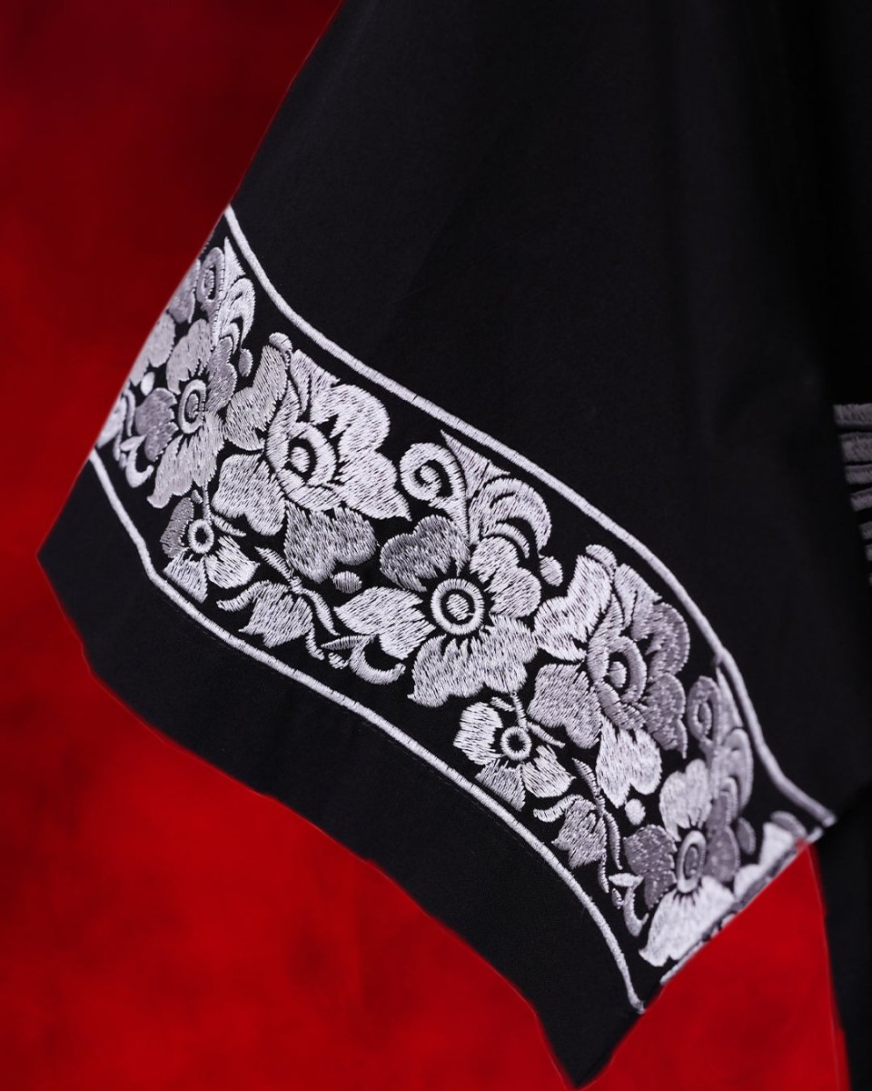 Crane Embroidered - Men Shirt | Mydesignation
