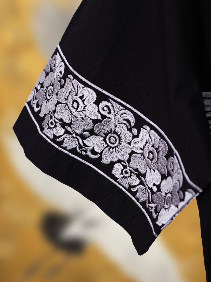 Crane Embroidered | Relaxed Fit | Luxe Cotton Shirt - Shirt | MyDesignation
