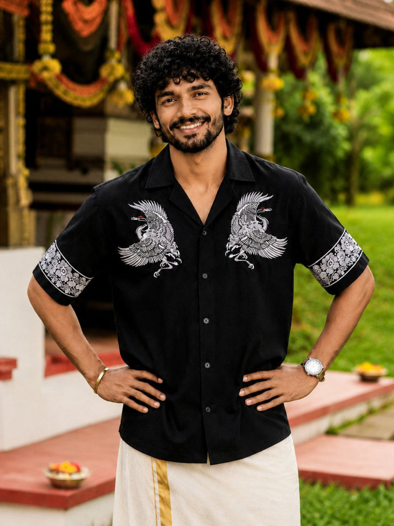 Crane Embroidered - Shirt | MyDesignation