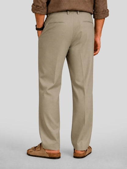Cream Classic Pants - Pants | MyDesignation