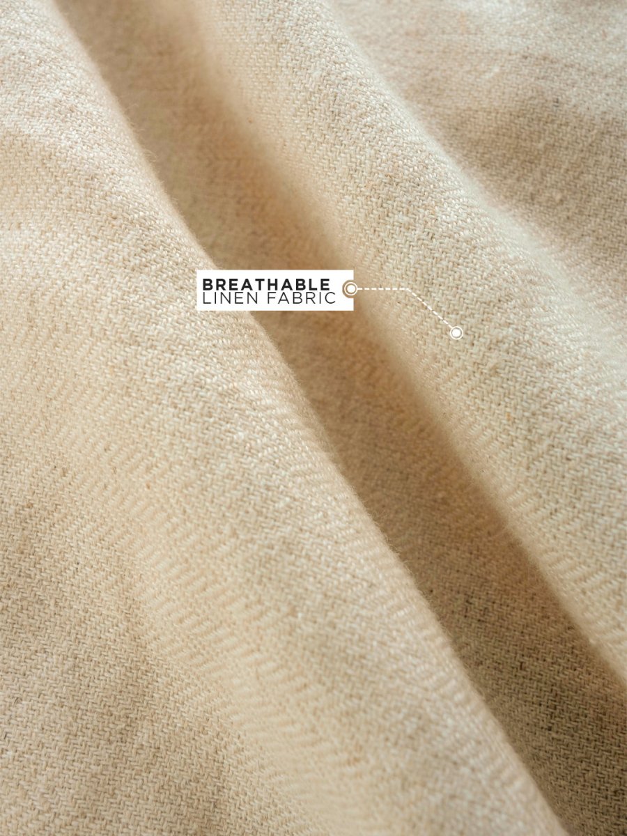 Cream Linen Pant - Pants | MyDesignation