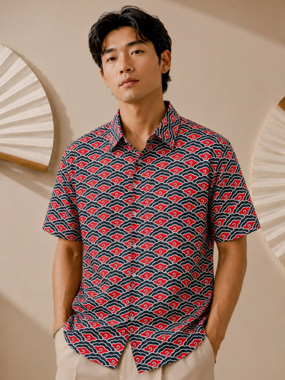 Crimson Wave - Shirt | MyDesignation