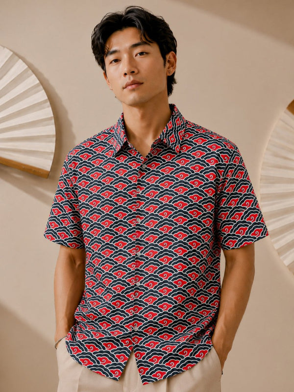 Crimson Wave - Shirt | MyDesignation
