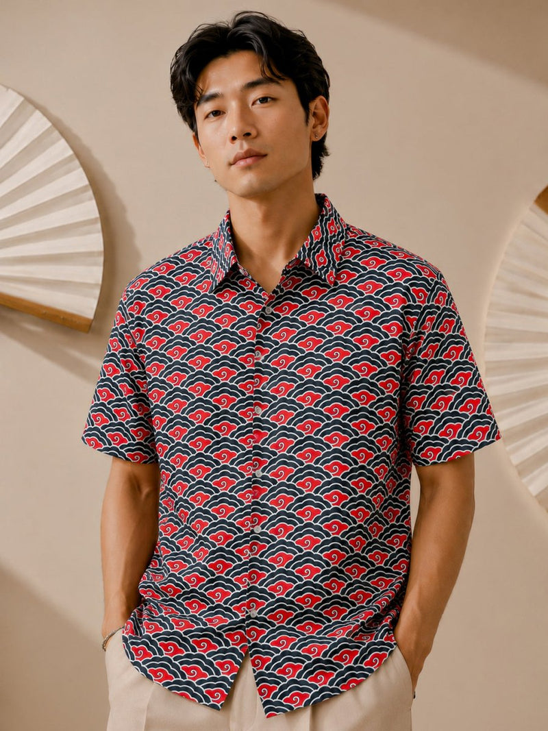 Crimson Wave - Shirt | MyDesignation