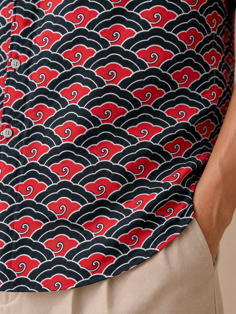 Crimson Wave - Shirt | MyDesignation