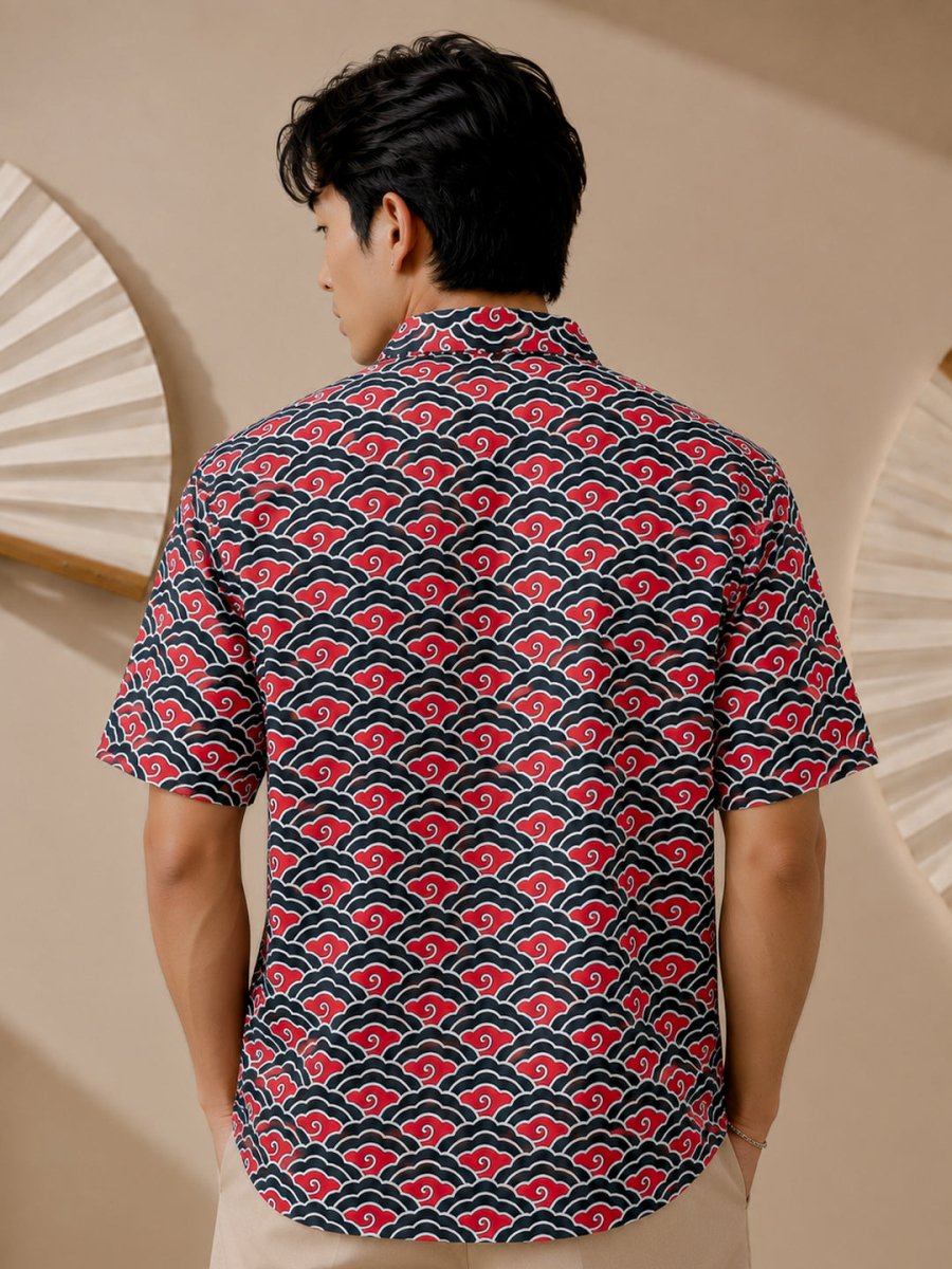 Crimson Wave - Shirt | MyDesignation