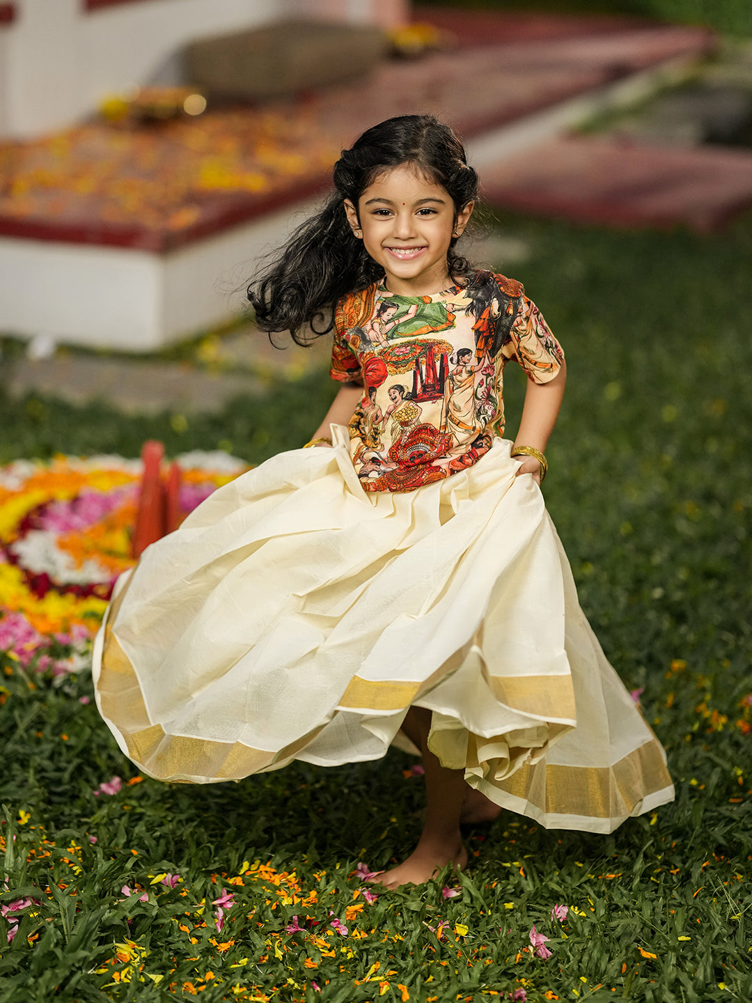 Onam Cultural Kids Tshirt