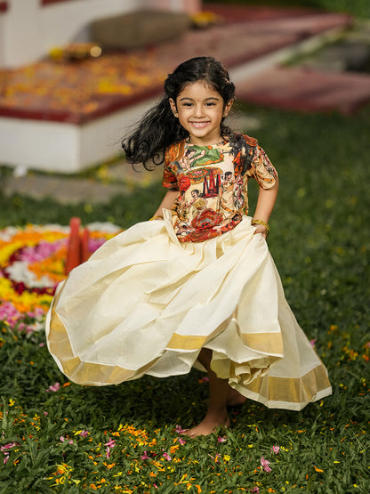 Onam Cultural Kids Tshirt