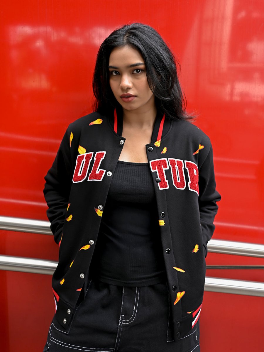 Culture Embroidered Varsity Jacket - Jacket | Mydesignation