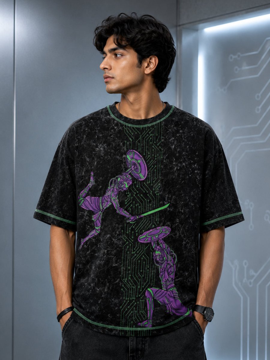Cyber Kalari - Oversized T-shirt | MyDesignation