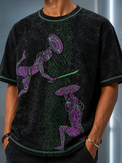 Cyber Kalari - Oversized T-shirt | MyDesignation
