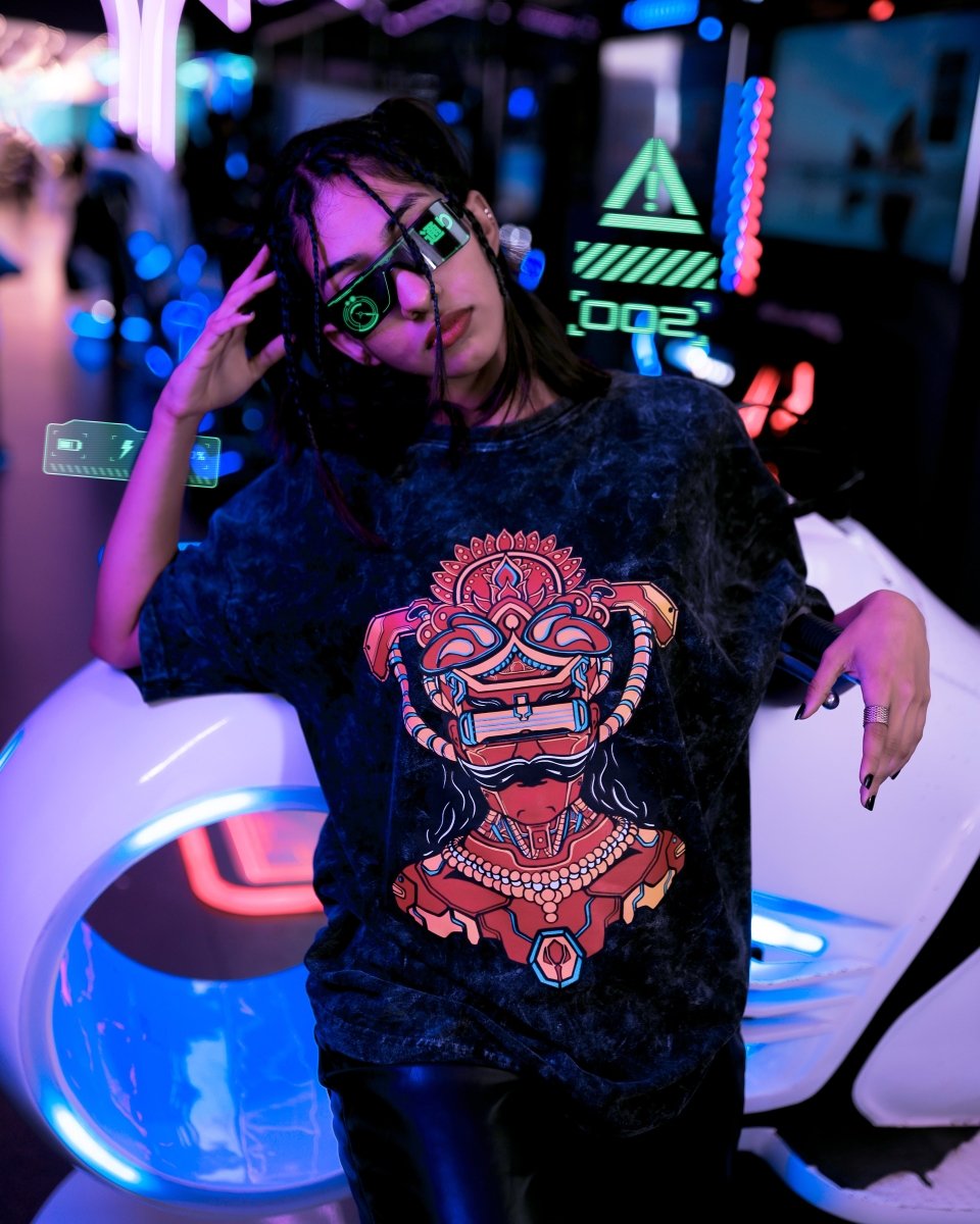 Cyborg Asura - Women Oversized T-shirt | Mydesignation