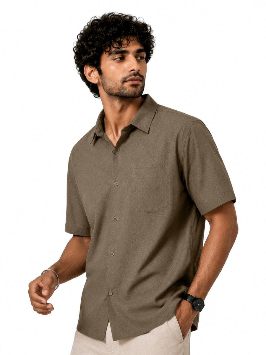 Dark Beige Bamboo Shirt - Shirt | MyDesignation