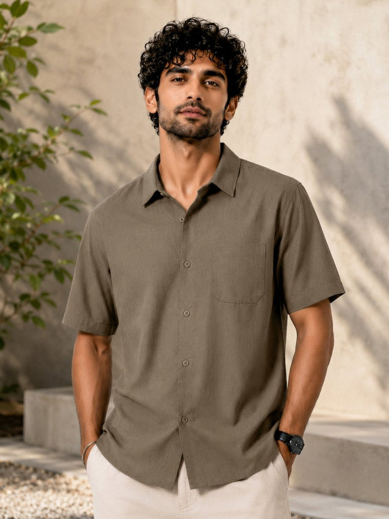 Dark Beige Bamboo Shirt - Shirt | MyDesignation