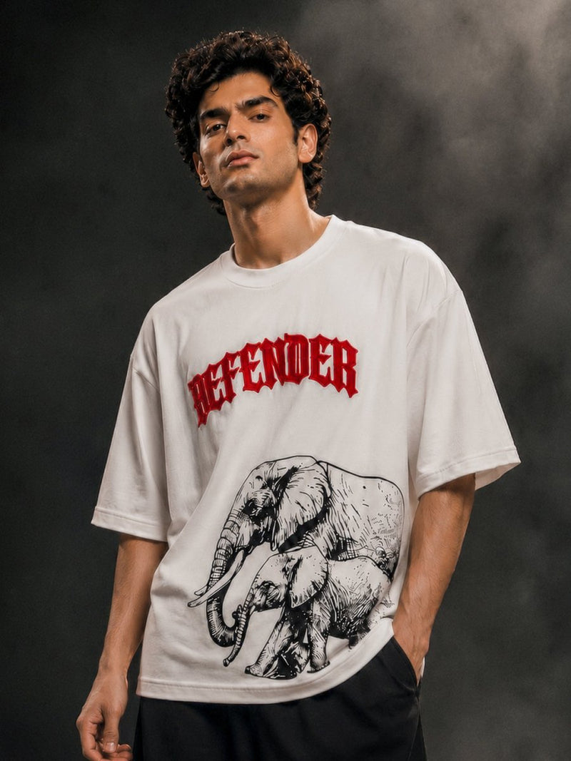 Defender Oversized Tshirt - Oversized T-shirt | MyDesignation