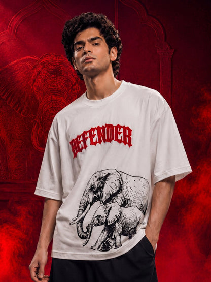 Defender Oversized Tshirt - Oversized T-shirt | MyDesignation