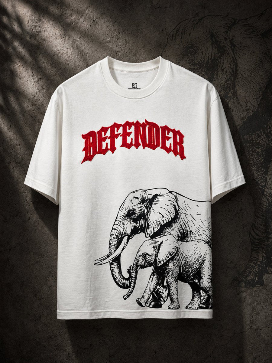 Defender Oversized Tshirt - Oversized T-shirt | MyDesignation