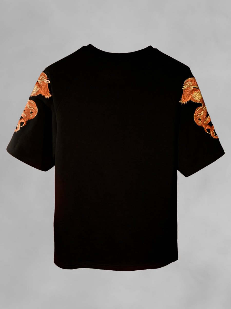 Dragon Embroidered - Oversized T-shirt | Mydesignation