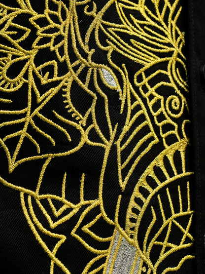 Elephant Embroidered Shirt - Pongal Special | Mydesignation