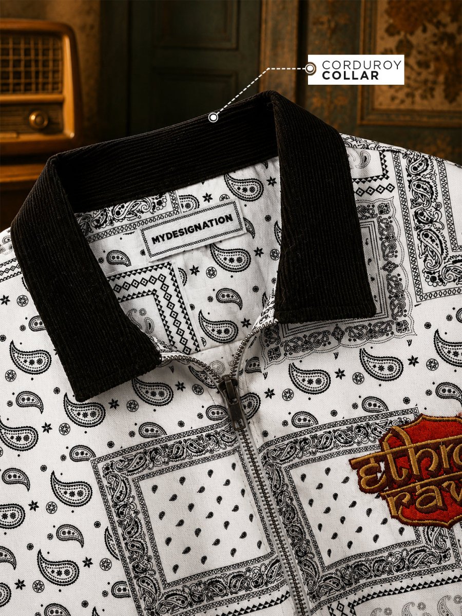 Ethnic Rave Embroidered - Shirt | MyDesignation