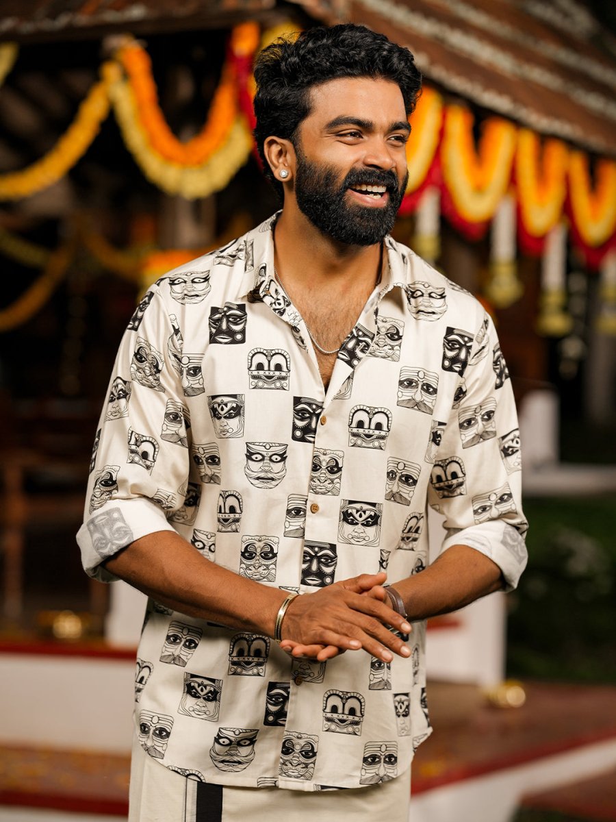 Faces of Kathakali - Full Sleeve - Shirt | MyDesignation