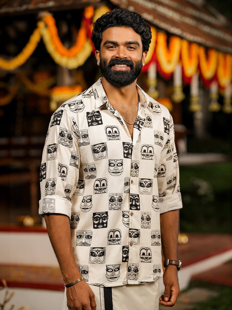 Faces of Kathakali - Full Sleeve - Shirt | MyDesignation