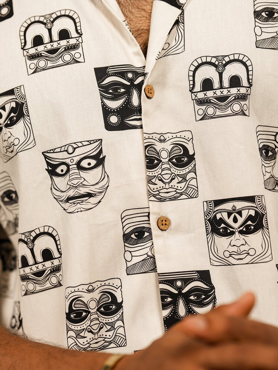 Faces of Kathakali - Full Sleeve - Shirt | MyDesignation