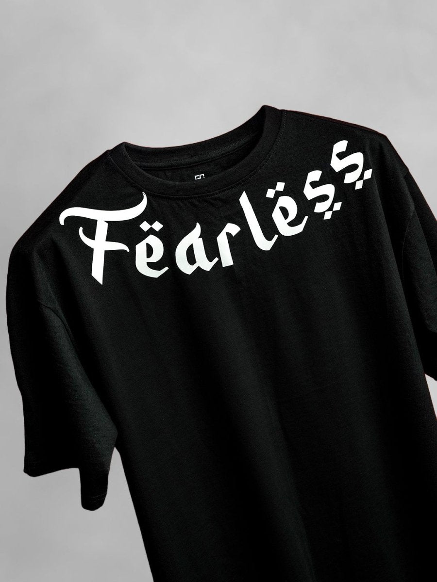 Fearless Oversized Tshirt | Glow In The Dark Cotton | Mydesignation ...