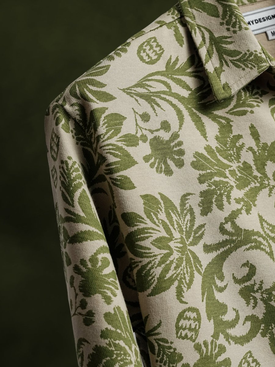 Floral Stretchable Shirt - Men Shirt | Mydesignation