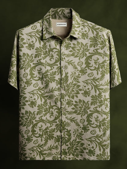 Floral Stretchable Shirt - Men Shirt | Mydesignation
