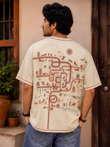 Folkscape - Oversized T-shirt | MyDesignation