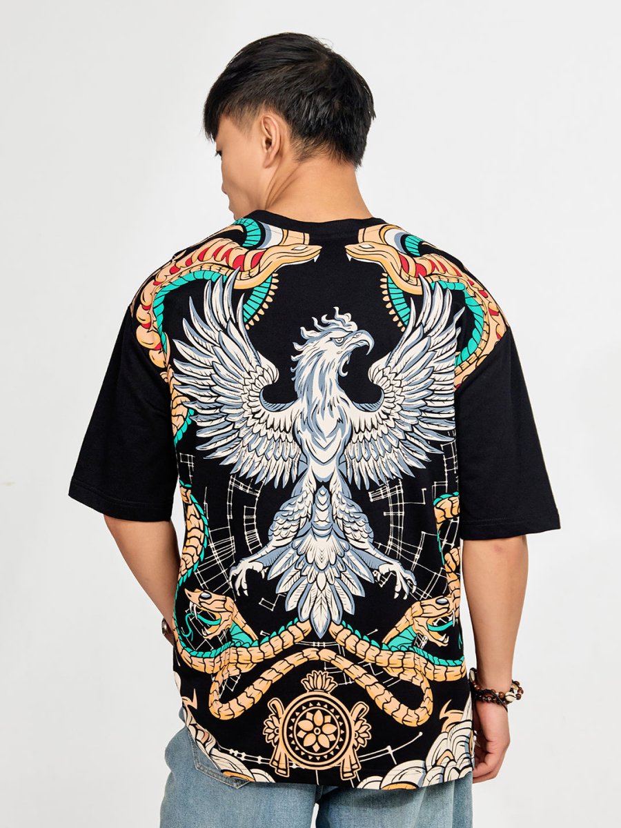 Garuda Embroidered - Oversized T-shirt | MyDesignation