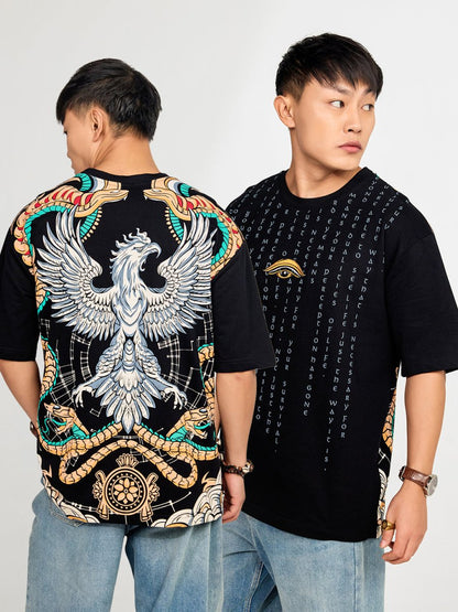 Garuda Embroidered - Oversized T-shirt | MyDesignation