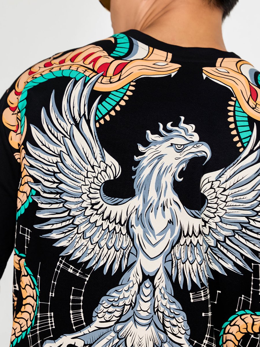Garuda Embroidered - Oversized T-shirt | MyDesignation