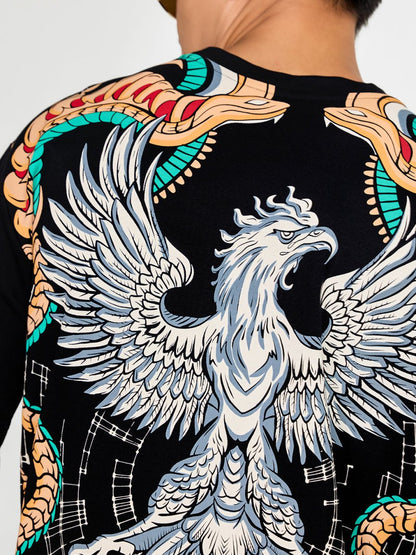 Garuda Embroidered - Oversized T-shirt | MyDesignation