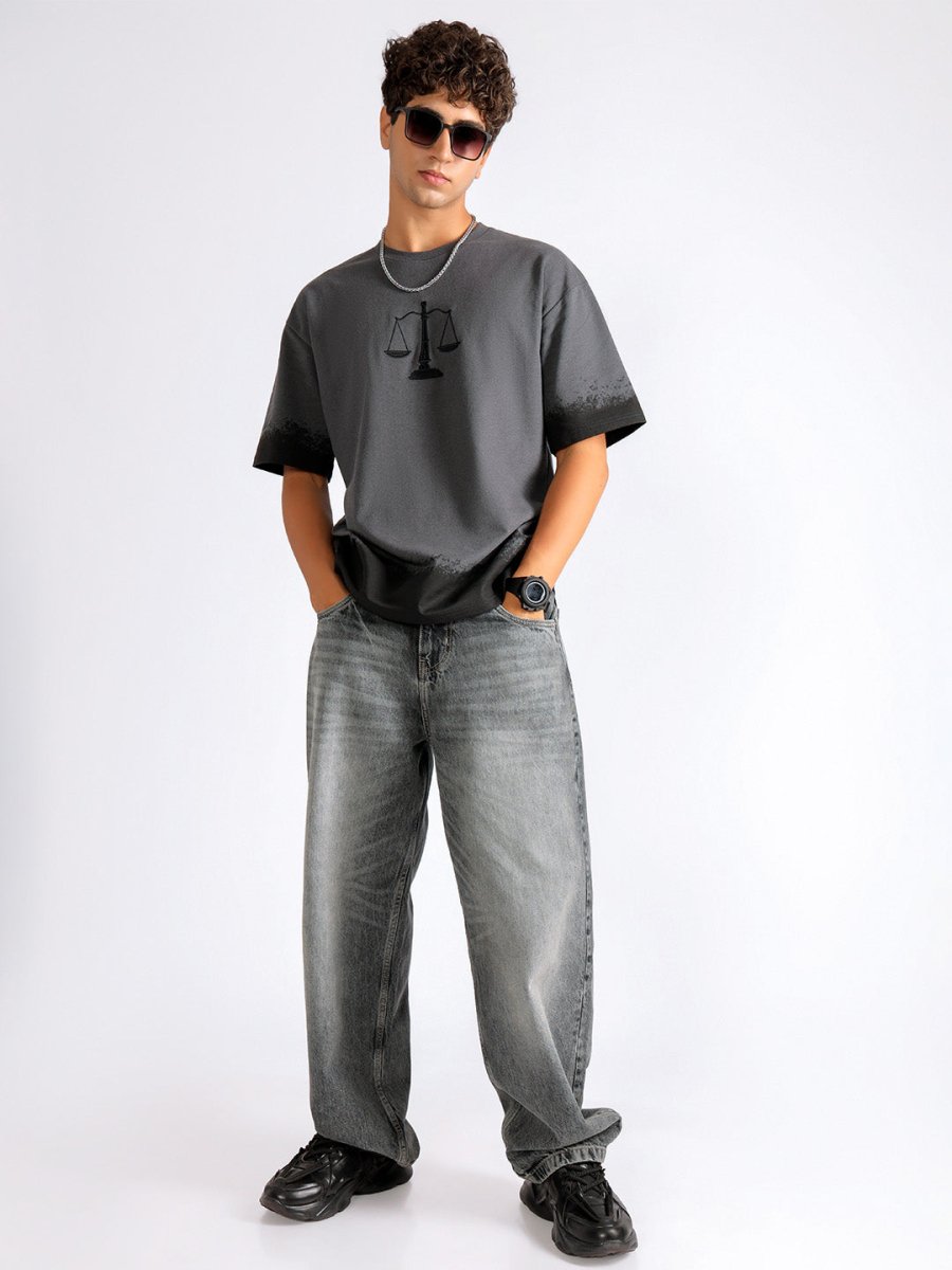 God of Justice - Men Oversized T-shirt | Mydesignation