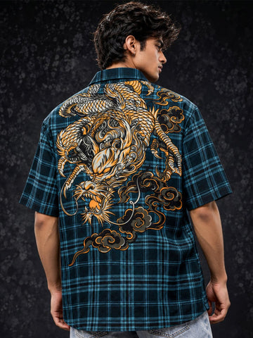 Golden Dragon Embroidered - Shirt | MyDesignation