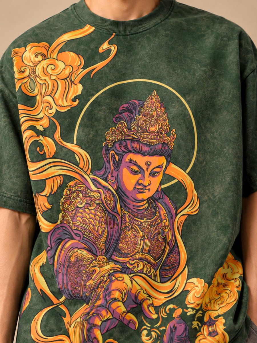 Golden Guardian - Oversized T-shirt | MyDesignation