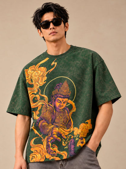 Golden Guardian - Oversized T-shirt | MyDesignation