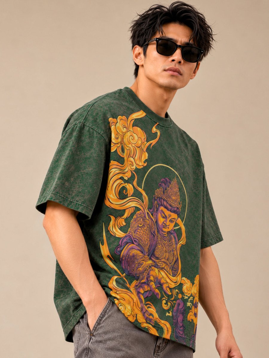 Golden Guardian - Oversized T-shirt | MyDesignation