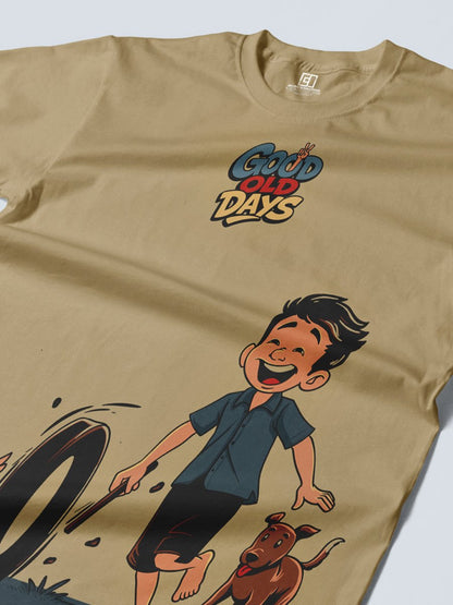 Good Old Days - Printed T-shirt | Mydesignation
