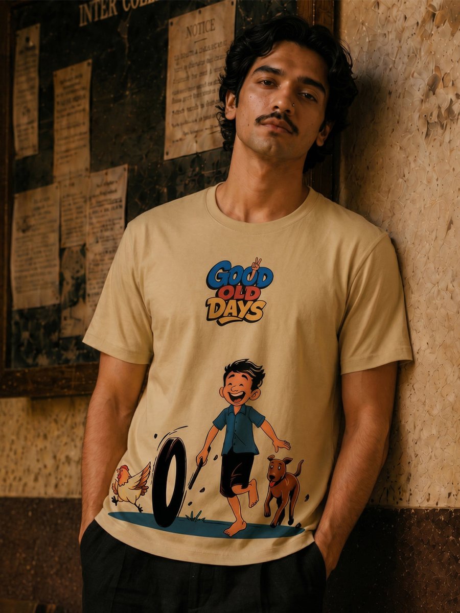 Good Old Days - Printed T-shirt | MyDesignation