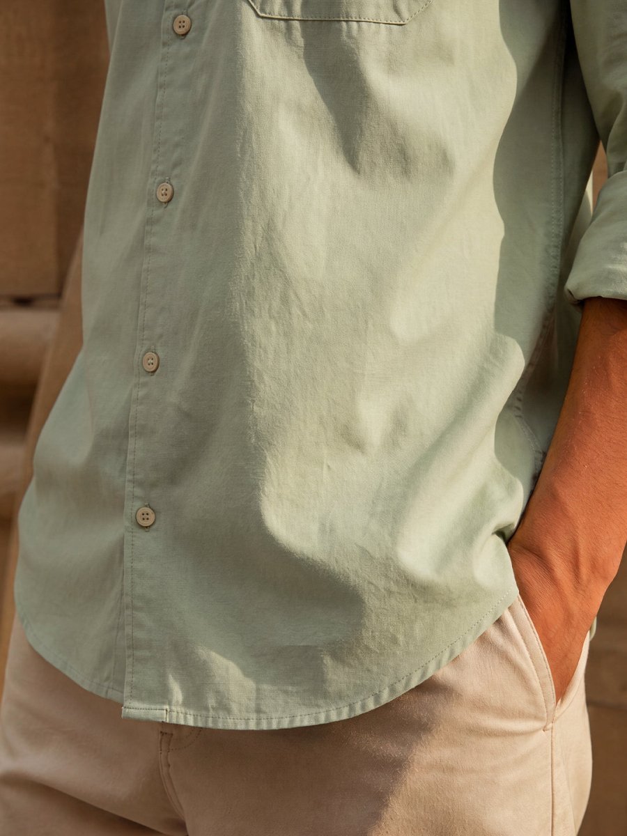 Green Cotton Shirt - Shirt | MyDesignation