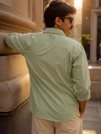 Green Cotton Shirt - Shirt | MyDesignation